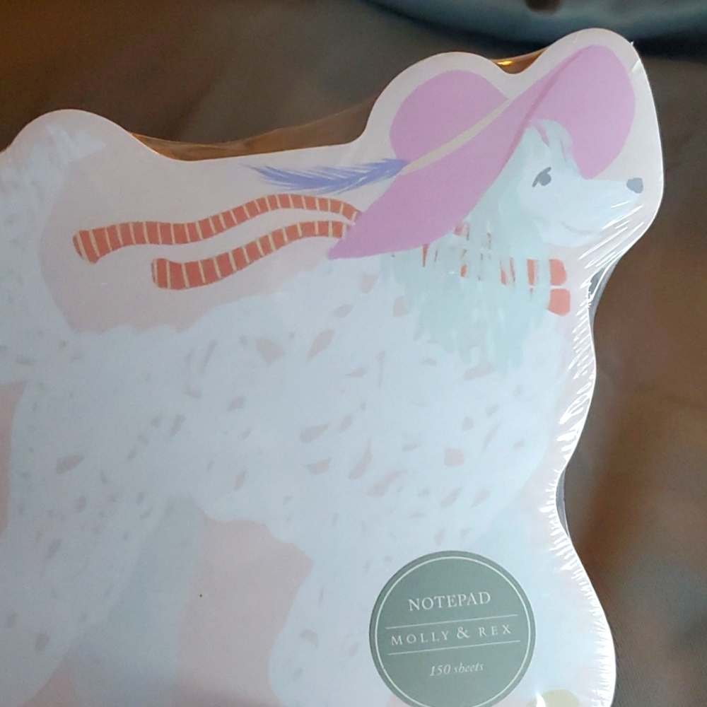 Pink Dog Note Pad‎